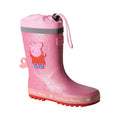 Rose - Front - Regatta - Bottes de pluie - Enfant