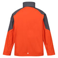 Rouge orangé - Cendre - Back - Regatta - Veste imperméable CALDERDALE - Homme