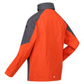 Rouge orangé - Cendre - Lifestyle - Regatta - Veste imperméable CALDERDALE - Homme