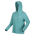 Jade bleu - Bleu turquoise pâle - Side - Regatta - Sweat à capuche MONTES - Femme