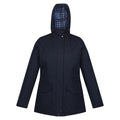 Bleu marine À carreaux - Front - Regatta - Veste imperméable BRIGIDA - Femme