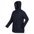 Bleu marine À carreaux - Side - Regatta - Veste imperméable BRIGIDA - Femme