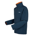 Bleu marine - Orange sombre Chiné - Side - Regatta - Veste softshell CERA - Homme