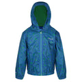 Bleu - Front - Regatta - Veste imperméable MUDDY PUDDLE - Enfant