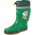 Vert - Front - Regatta - Bottes de pluie PUDDLE - Enfant