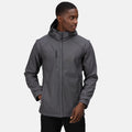 Gris phoque - Back - Regatta - Veste softshell ERASMUS - Homme