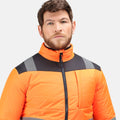 Orange - Bleu marine - Side - Regatta - Haut thermique - Homme