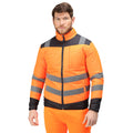 Orange - Bleu marine - Front - Regatta - Haut thermique - Homme