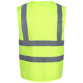 Jaune - Back - Regatta - Gilet haute visibilité - Homme