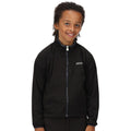 Noir - Back - Regatta - Veste softshell HIGHTON LITE - Enfant