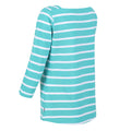 Turquoise vif - Blanc - Pack Shot - Regatta - T-shirt POLEXIA - Femme