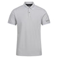 Gris argenté - Blanc - Front - Regatta - Polo TADEO - Homme