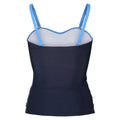 Bleu marine - Bleu clair - Back - Regatta - Haut de tankini ACEANA - Femme