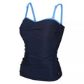 Bleu marine - Bleu clair - Side - Regatta - Haut de tankini ACEANA - Femme