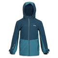 Bleu sarcelle sombre - Libellule - Front - Regatta - Veste imperméable HIGHTON - Enfant