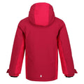 Rose foncé - Rose fluo - Back - Regatta - Veste imperméable HIGHTON - Enfant