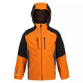 Orange vif - Noir - Front - Regatta - Veste imperméable HYDRATE - Enfant