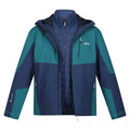 Sarcelle - Bleu amiral - Pack Shot - Regatta - Veste imperméable WENTWOOD - Homme