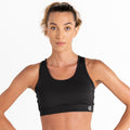 Noir - Pack Shot - Dare 2B - Brassière de sport SWIFT - Femme