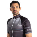 Noir - Pack Shot - Dare 2B - Maillot de cyclisme REVOLVING - Homme