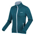 Bleu sarcelle foncé - Bleu pâle - Side - Regatta - Veste polaire NEWHILL - Femme