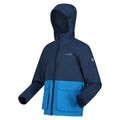 Bleu sombre - Indigo - Side - Regatta - Veste imperméable HYWELL - Enfant