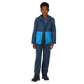 Bleu sombre - Indigo - Pack Shot - Regatta - Veste imperméable HYWELL - Enfant