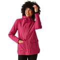 Rose foncé - Side - Regatta - Veste imperméable BROADIA - Femme