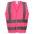 Rose fluo - Front - Regatta - Gilet haute visibilité - Enfant