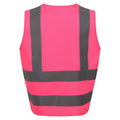 Rose fluo - Back - Regatta - Gilet haute visibilité - Enfant