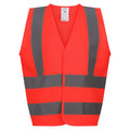 Rouge fluo - Front - Regatta - Gilet haute visibilité - Enfant