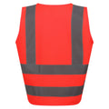 Rouge fluo - Back - Regatta - Gilet haute visibilité - Enfant