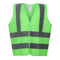 Vert fluo - Front - Regatta - Gilet haute visibilité - Enfant