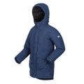 Bleu amiral - Noir - Side - Regatta - Blouson de ski FARBANK - Enfant