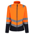 Orange - Bleu marine - Front - Regatta - Veste softshell - Homme