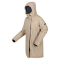 Beige - Gris phoque - Side - Regatta - Veste imperméable YEWBANK - Femme