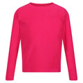 Rose fluo - Front - Regatta - Haut thermique - Enfant