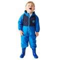 Bleu mer - Side - Regatta - Combinaison de pluie MUDPLAY - Enfant