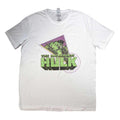 Blanc - Front - Hulk - T-shirt - Adulte