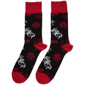 Noir - Rouge - Blanc - Back - Slayer - Chaussettes - Adulte