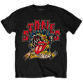 Noir - Front - The Rolling Stones - T-shirt TATTOO YOU - Adulte