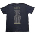 Bleu marine - Back - U2 - T-shirt I+E TOUR DATES - Adulte