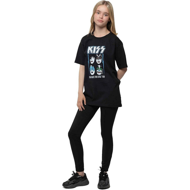 Kiss T shirt MADE FOR LOVIN YOU Enfant Des promos sur vos