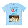 Bleu clair - Front - The Beatles - T-shirt ALL YOU NEED IS LOVE - Adulte