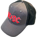 Gris charbon - Noir - Rouge - Front - AC-DC - Casquette de baseball - Adulte