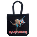 Noir - Rouge - Bleu - Front - Iron Maiden - Tote bag TROOPER