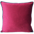 Framboise- sarcelle - Front - Riva Home - Housse de coussin MERIDIAN