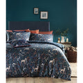 Bleu nuit - Front - Furn - Parure de lit RICHMOND