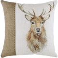 Blanc - marron - Back - Evans Lichfield - Housse de coussin