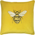 Jaune - Front - Paoletti - Housse de coussin HORTUS BEE